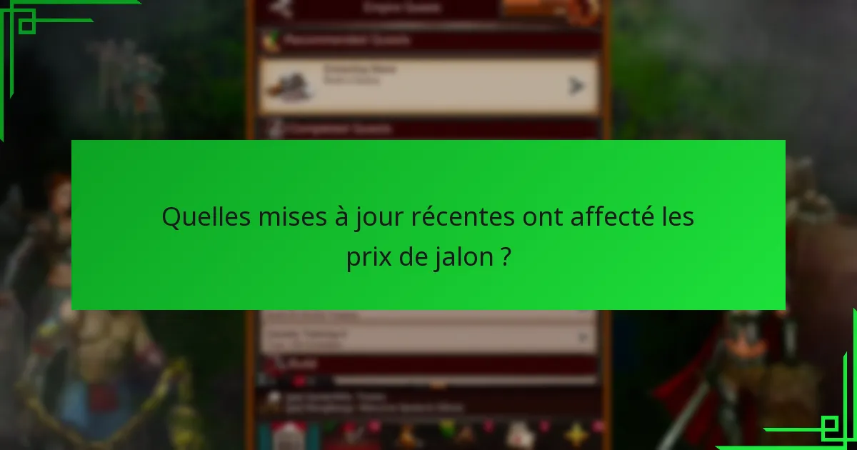 Comment les prix de jalon dans Game of War se comparent-ils à d’autres jeux ?