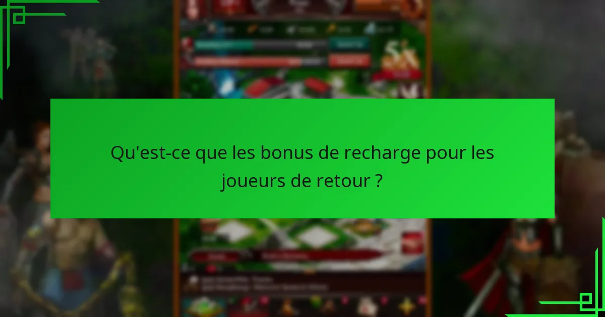 Quels sont les termes et conditions associés aux bonus de recharge ?